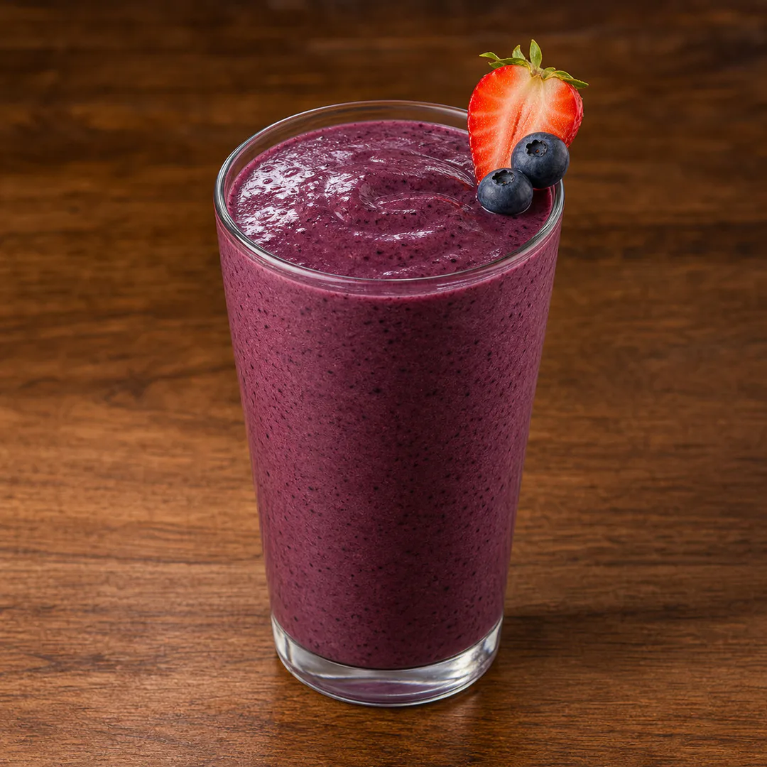 AI-assisted menu preview of Berry Heavenly for Mezze Cafe in South Austin