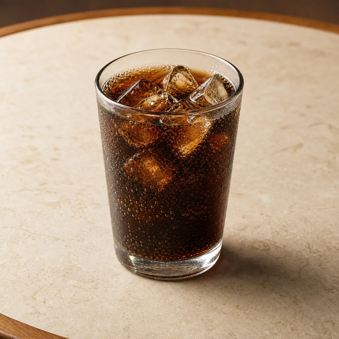 AI-assisted menu preview of Soft Drinks for Mezze Cafe in South Austin