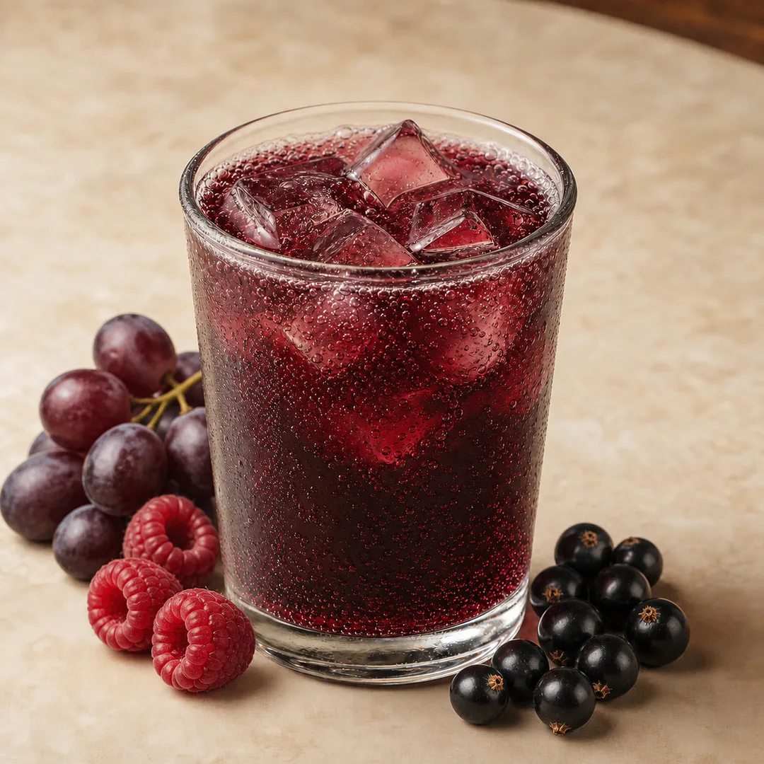 AI-assisted menu preview of Vimto for Mezze Cafe in South Austin
