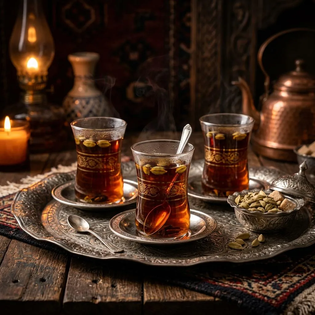 Iraqi Tea at Mezze Cafe Mediterranean Grill & Hookah Lounge, 504 W Oltorf St, Austin, TX 78704 - Fresh, authentic Mediterranean cuisine