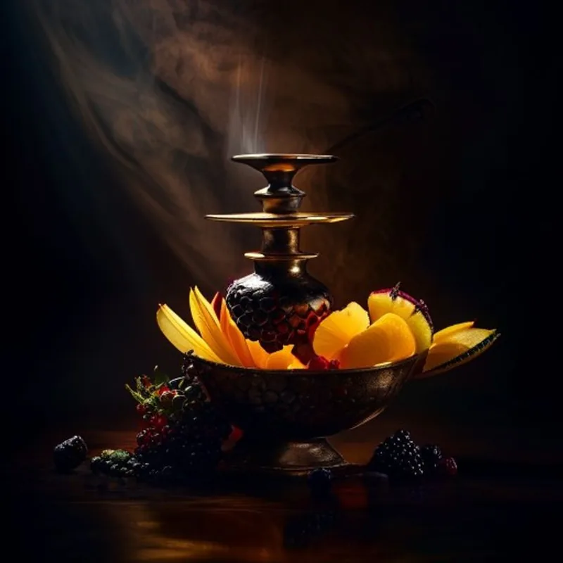 "Noir Nectar" signature hookah mix