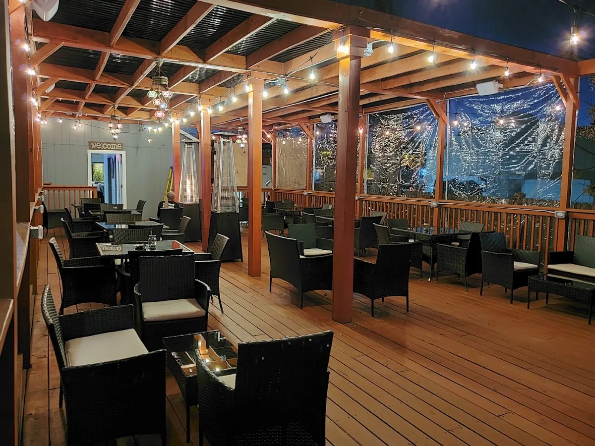 Patio Nights — Covered deck, heaters & lanterns